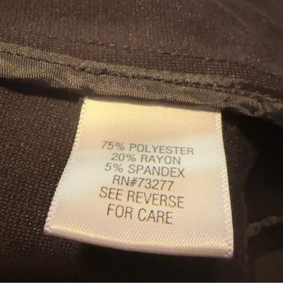 Dana Buchman Black Blazer with 3/4 Length Sleeves, Size XXL, Business Casual - Picture 8 of 8